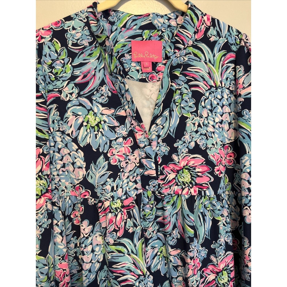 LILLY PULITZER  Winona Dress  PINEAPPLE PARADISE  Size  Small - Picture 2 of 7